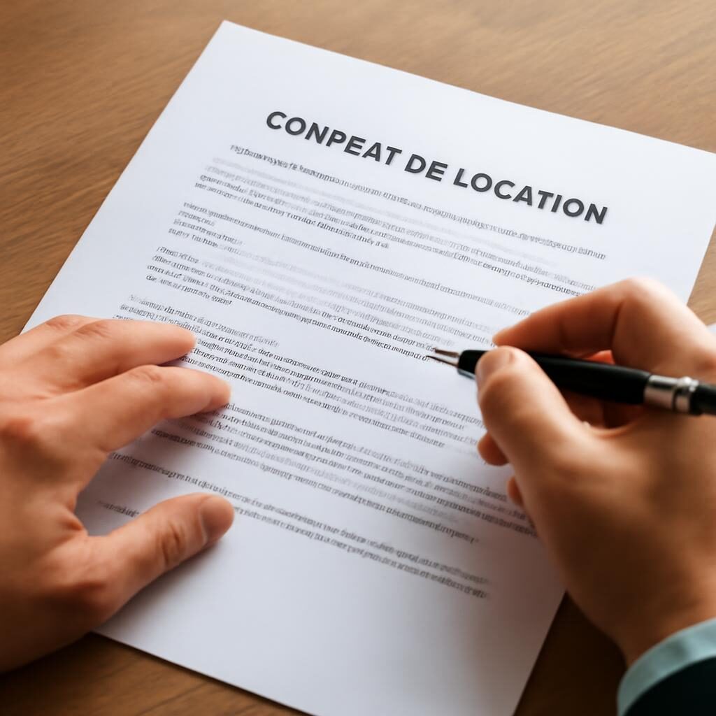 Contrat de location examiné par un locataire, recours dépôt de garantie