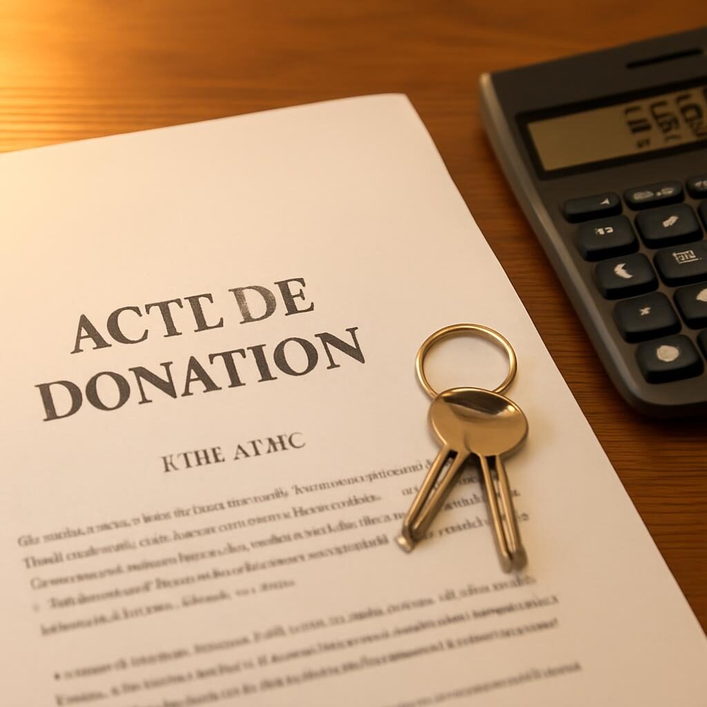 Acte de donation immobilière et calcul des abattements fiscaux