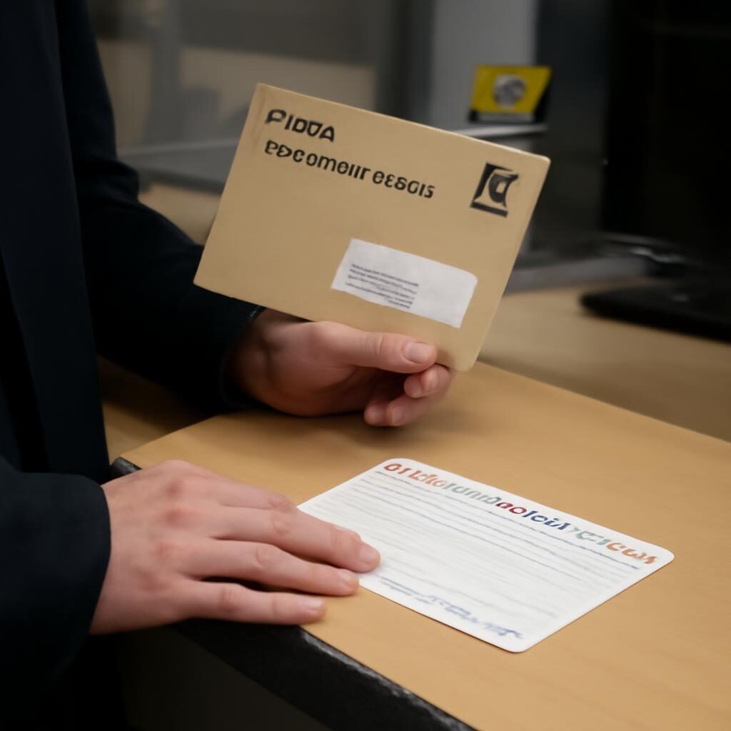 Envoi d'une lettre recommandée AR au bureau de poste