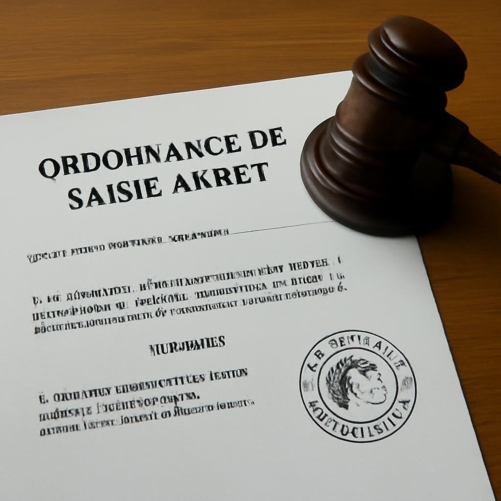 Document officiel de saisie sur salaire pour pension alimentaire impayée