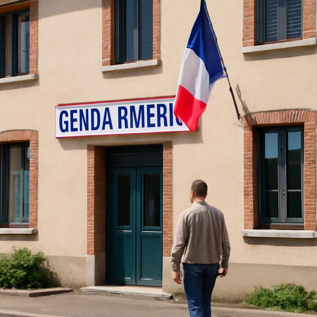 Brigade gendarmerie depot plainte exterieur